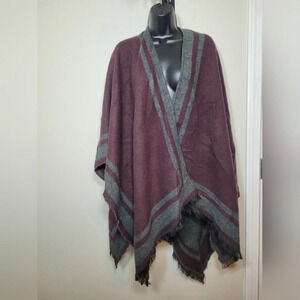Purple and Grey Poncho OS